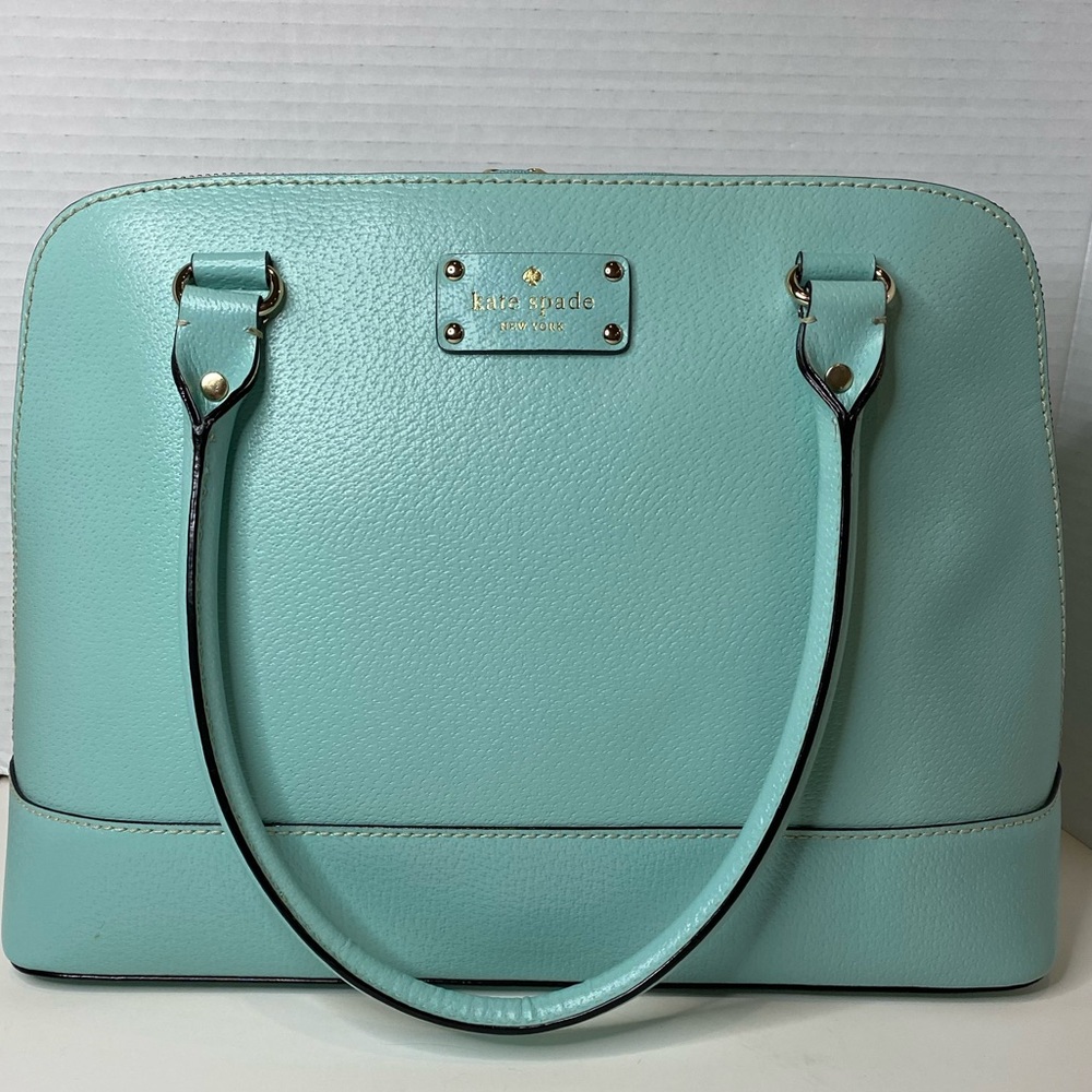NWT Kate Spade Wellesley Rachelle Embossed Leather Satchel Purse Handbag Medium